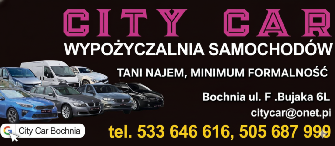 City Car Bochnia – wypożyczalnia samochodów